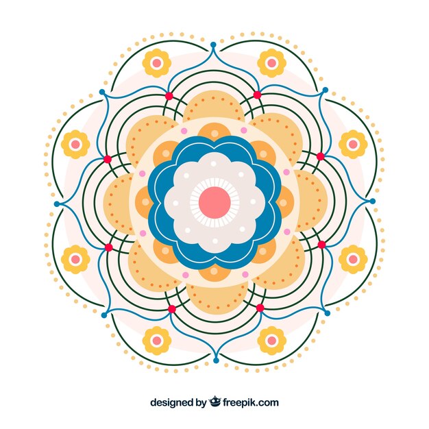 Sfondo colorato mandala