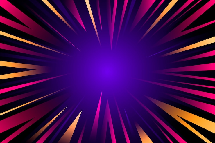 Vettore gratuito sfondo con effetto di zoom gradiente