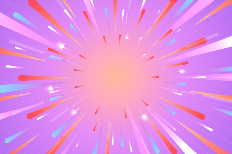 Vettore gratuito sfondo con effetto di zoom gradiente