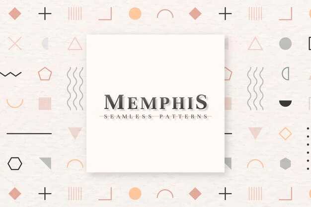 Sfondo crema Memphis