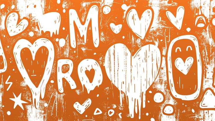 Vettore gratuito sfondo del modello d'amore