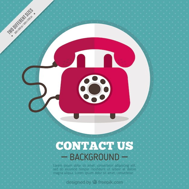 sfondo del telefono in design piatto