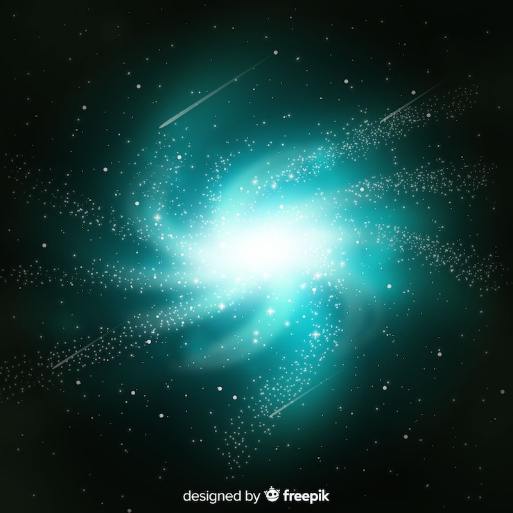 Vettore gratuito sfondo della galassia