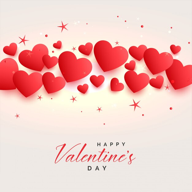 Sfondo di bellissimi cuori per San Valentino