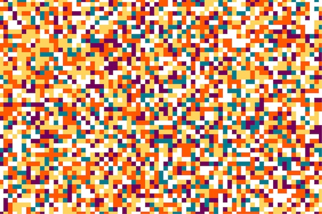 Sfondo di caos di punti pixel colorati