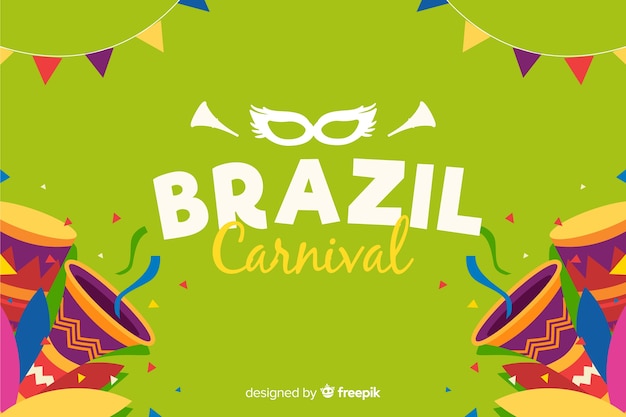 Sfondo di carnevale brasiliano