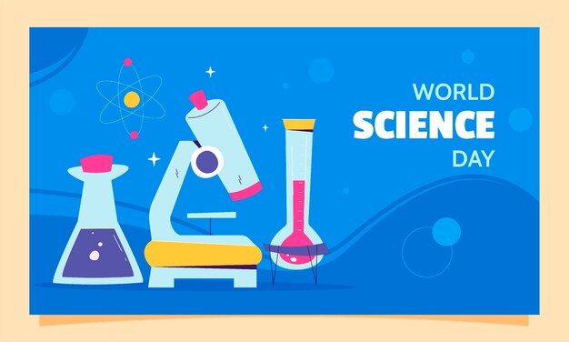 Sfondo di contrazione della ricerca scientifica