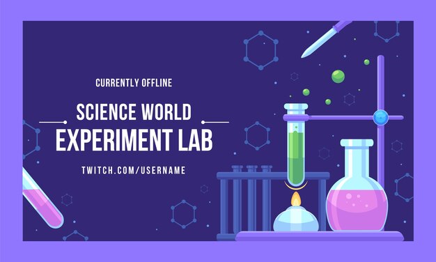 Sfondo di contrazione per la scienza e la ricerca
