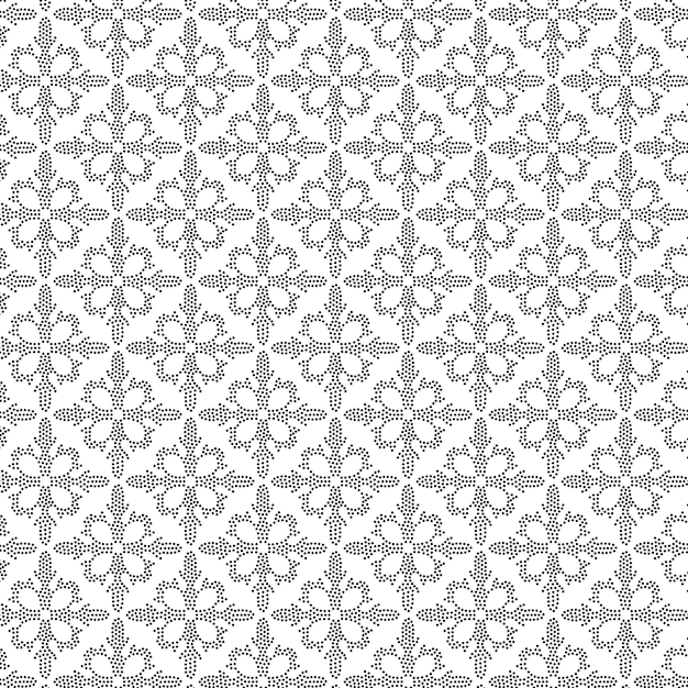 Sfondo di design pattern puntinismo decorativo