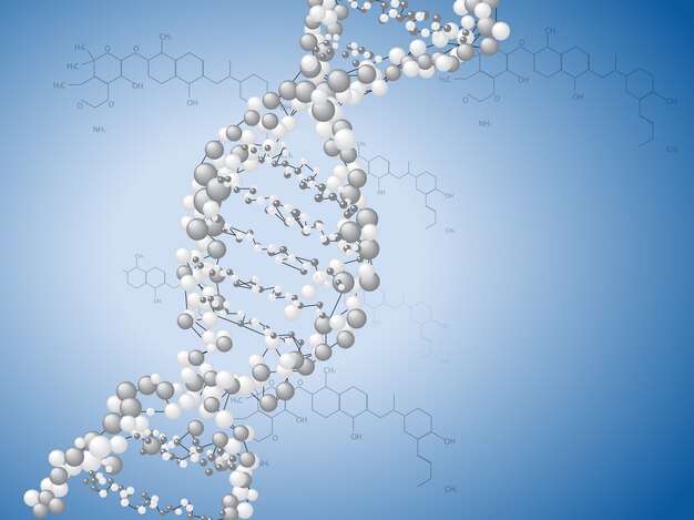 Sfondo di estrazione di DNA