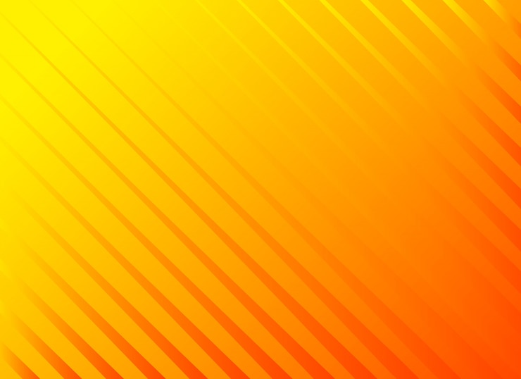 Vettore gratuito sfondo di linee diagonali arancione brillante