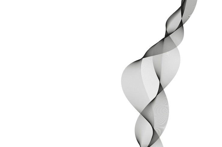 Vettore gratuito sfondo di linee ondulate verticali grigio nero