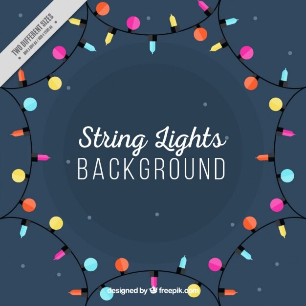 Vettore gratuito sfondo di luci decorative
