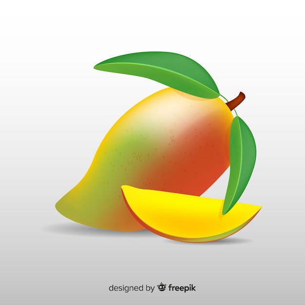 Sfondo di mango disegnato a mano