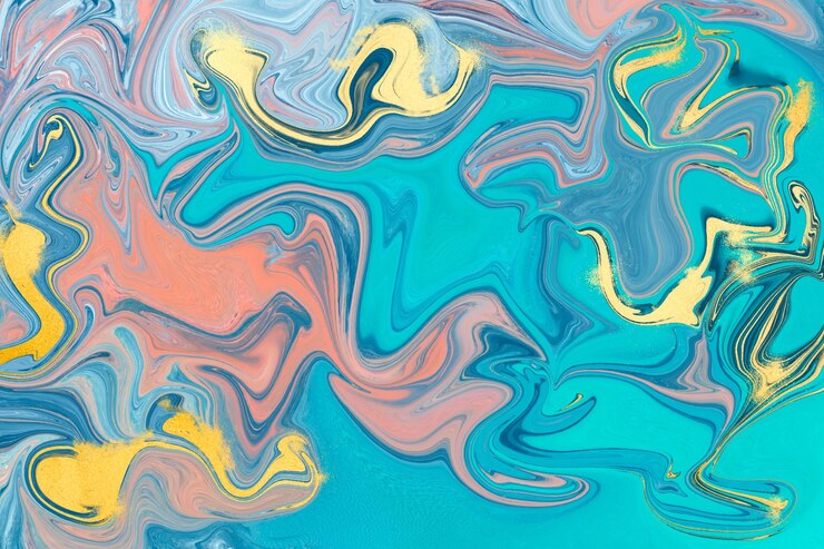 Vettore gratuito sfondo di marmo liquido con texture lucida dorata