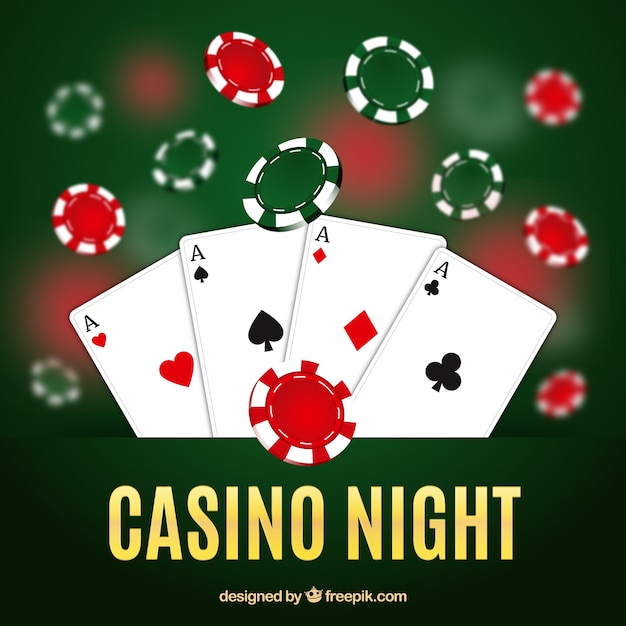 Sfondo di notte del casino