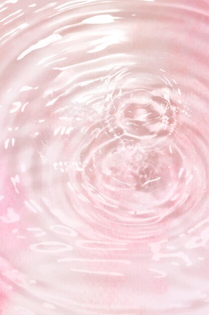 Sfondo di ondulazione dell'acqua rosa