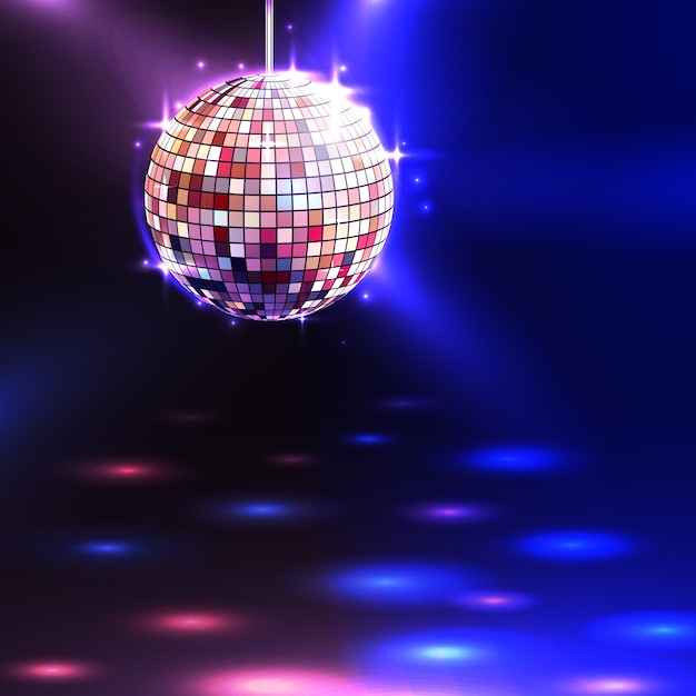 Sfondo di palla da discoteca