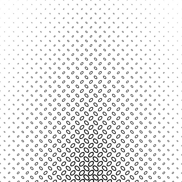 Sfondo di pattern ovali neri