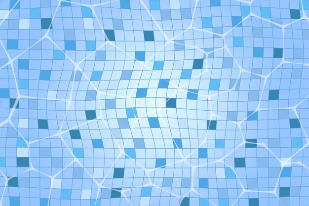 sfondo di piscina a disegno piatto