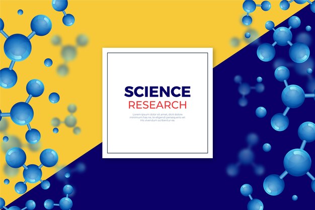 Sfondo di scienza realistica