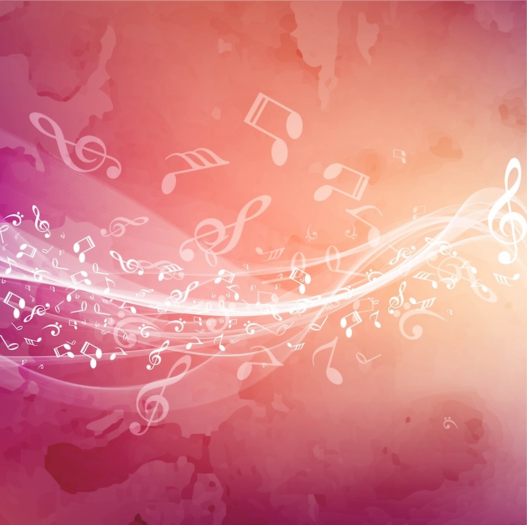 Vettore gratuito sfondo di tema moderna di musica