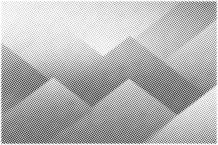 Vettore gratuito sfondo di texture a mezza tonalità grunge astratto in bianco e nero