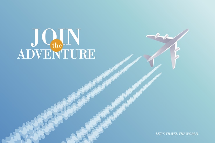 Vettore gratuito sfondo di viaggio disegnato a mano