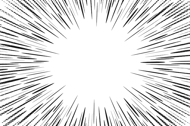 Vettore gratuito sfondo effetto zoom disegnato a mano