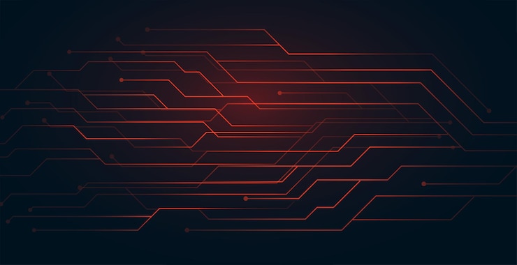 Vettore gratuito sfondo futuristico per l'innovazione informatica