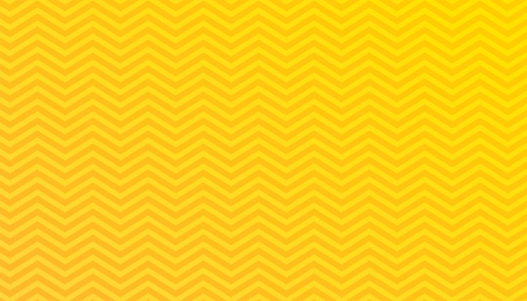 Vettore gratuito sfondo giallo motivo a zig-zag in stile geometrico