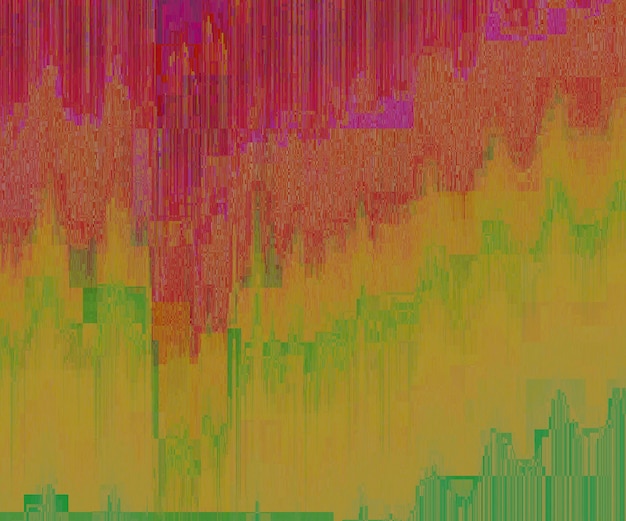 sfondo glitch. Distorsione dei dati dell'immagine digitale