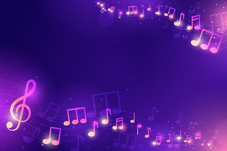 Vettore gratuito sfondo karaoke a gradiente