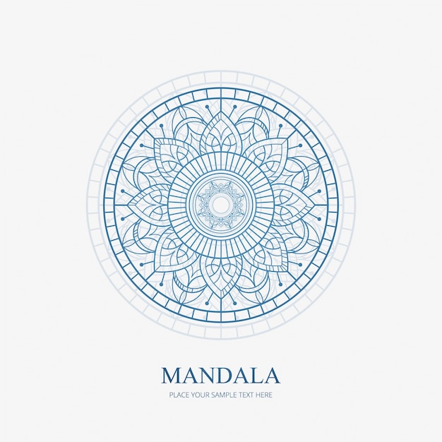 Sfondo moderno di mandala