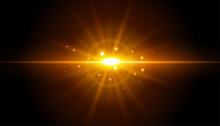 Vettore gratuito sfondo nero con vettore di design effetto bagliore di luce incandescente