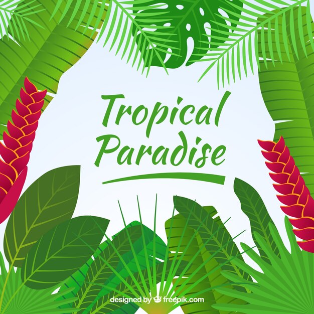 Sfondo paradiso tropicale