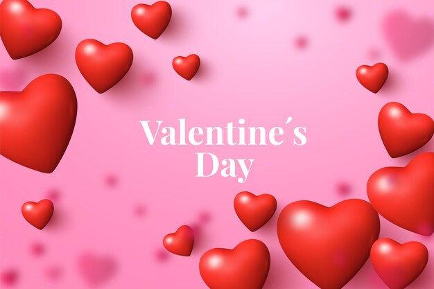 Sfondo realistico di San Valentino