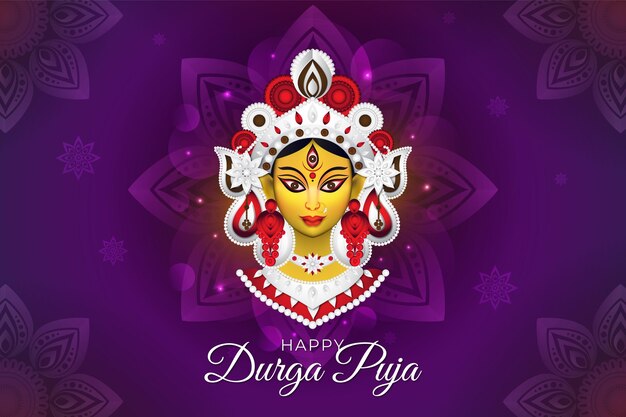 Sfondo realistico durga-puja