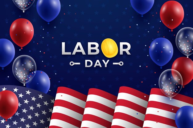 Sfondo realistico per la celebrazione della festa del lavoro