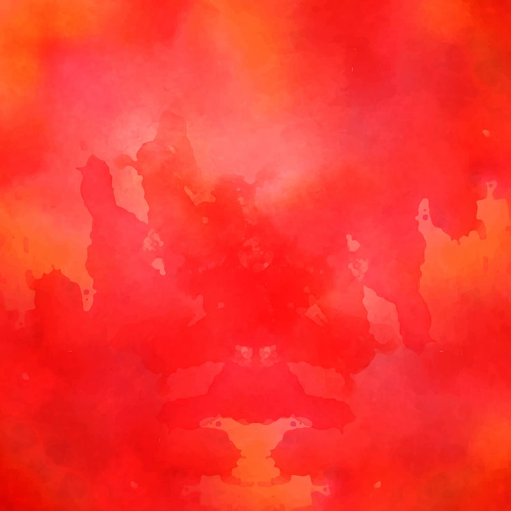 Vettore gratuito sfondo rosso splash acquerello