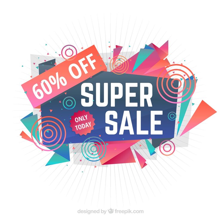 Vettore gratuito sfondo sconto speciale