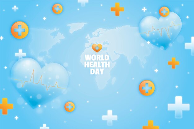 Sfondo sfumato della giornata mondiale della salute