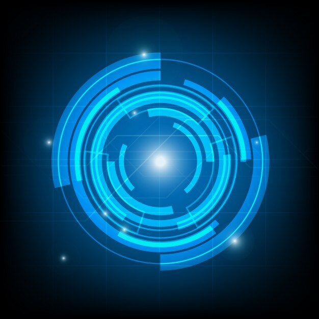 Sfondo tecnologia circle background