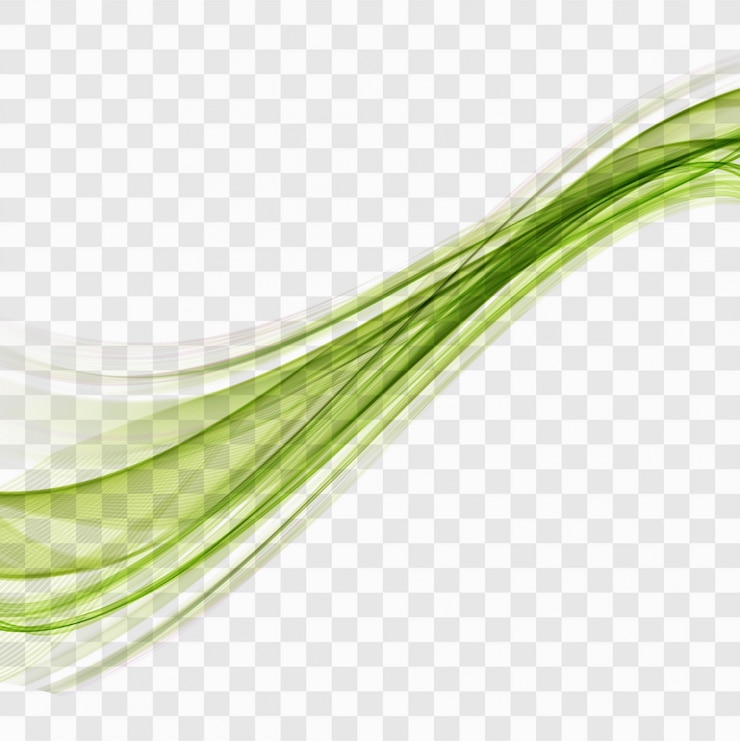 Vettore gratuito sfondo verde ondulato