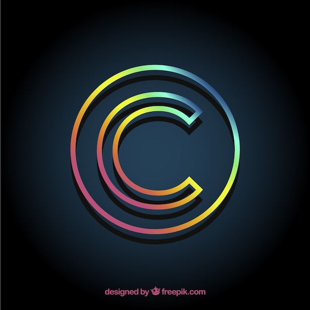 Simbolo del copyright moderno