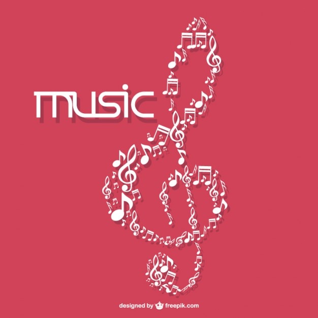 Vettore gratuito simbolo della musica vettore