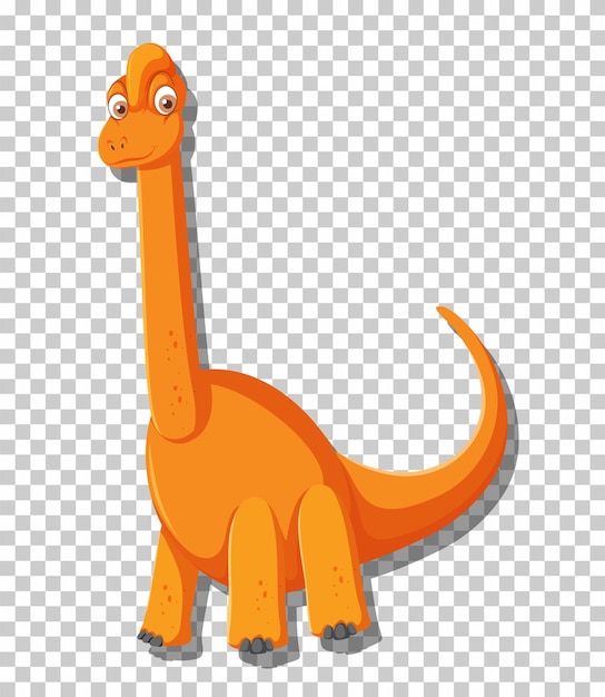Simpatico dinosauro diplodocus isolato
