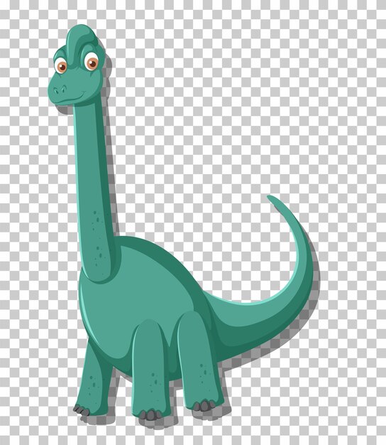 Simpatico dinosauro diplodocus isolato