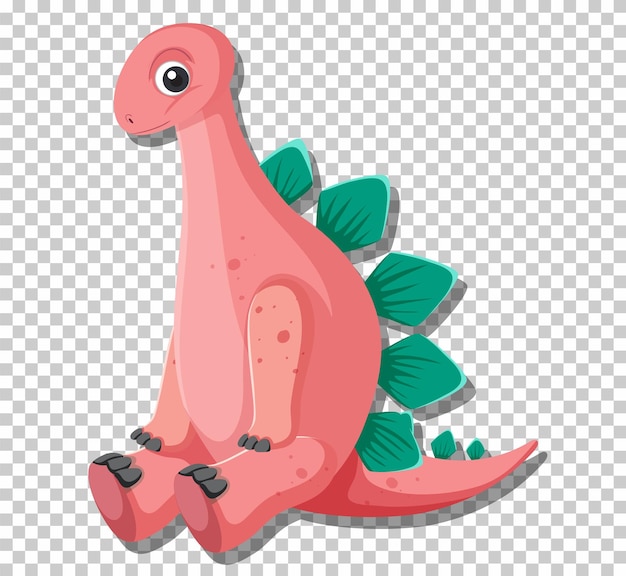 Simpatico dinosauro stegosauro isolato