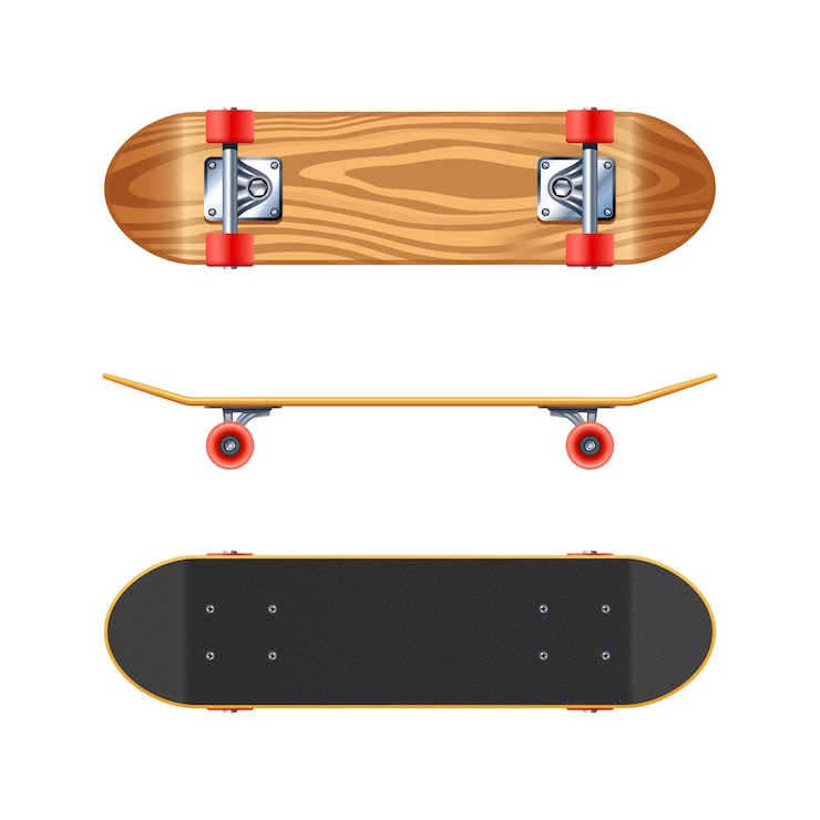 Vettore gratuito skateboard